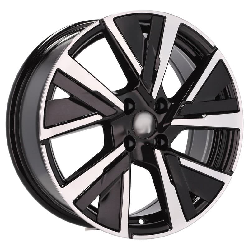 4 jantes 6.5 16 4x108 design peugeot noir brillant