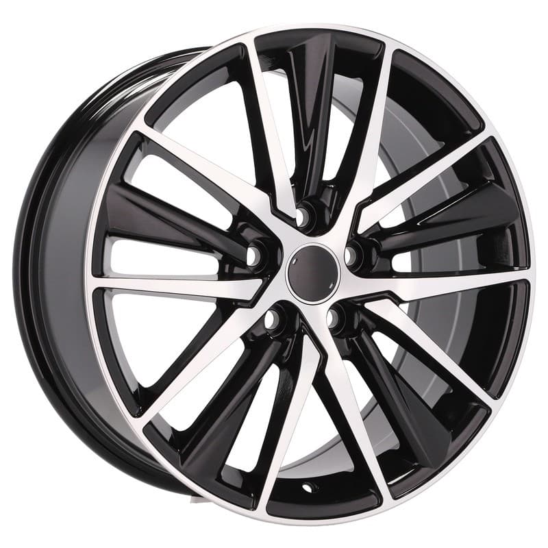 4 jantes 8.0 18 5x114.3 design toyota noir brillant