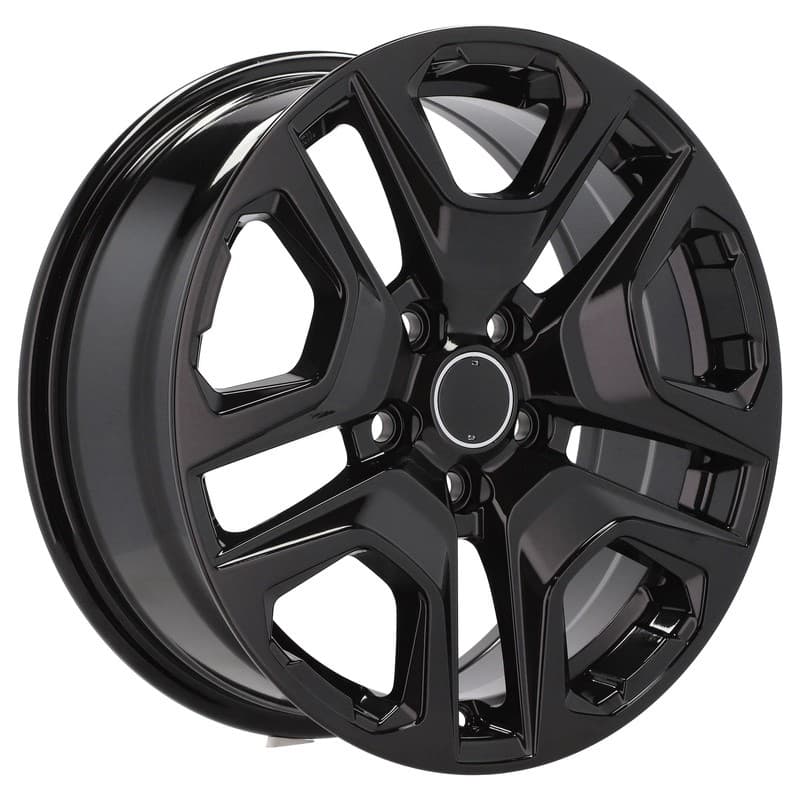 4 jantes 7.0 17 5x114.3 design toyota noir brillant