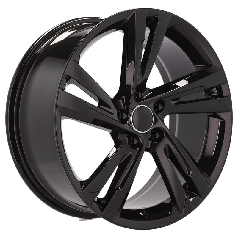 4 jantes 8.5 19 5x112 design volkswagen noir brillant