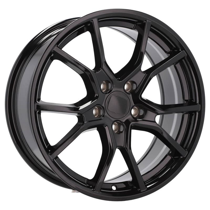 4 jantes 8.0 18 5x114.3 design honda noir brillant