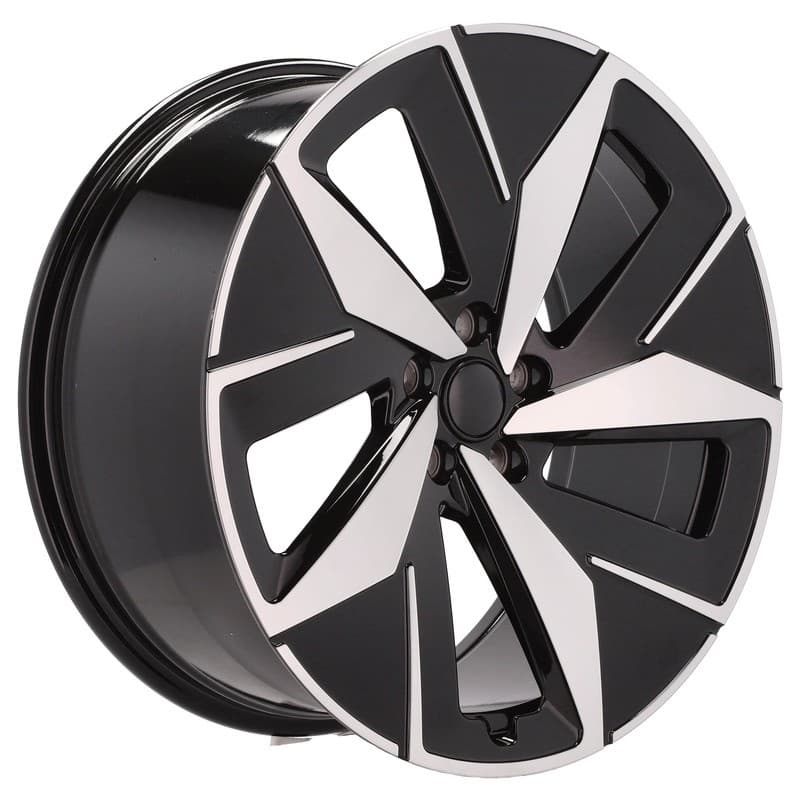 4 jantes 9.0 20 5x112 design volkswagen noir brillant