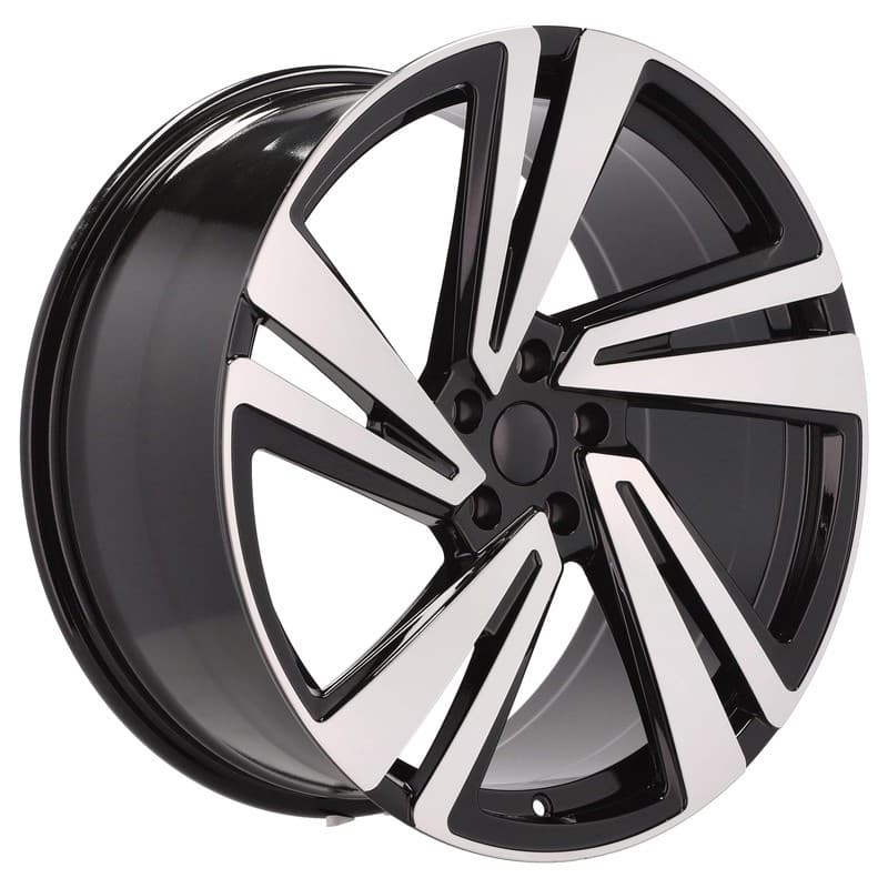 4 jantes 9.0 20 5x112 design volkswagen noir brillant