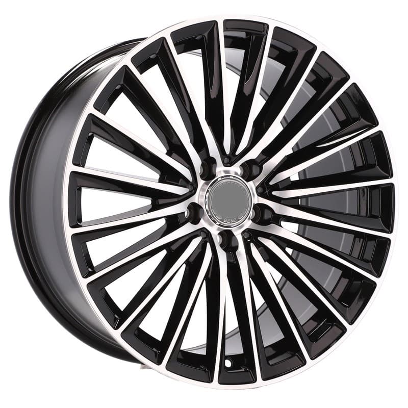 4 jantes 8.5 20 5x112 design mercedes noir brillant