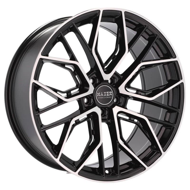 4 jantes 10.5 20 5x112 fluotournage noir brillant