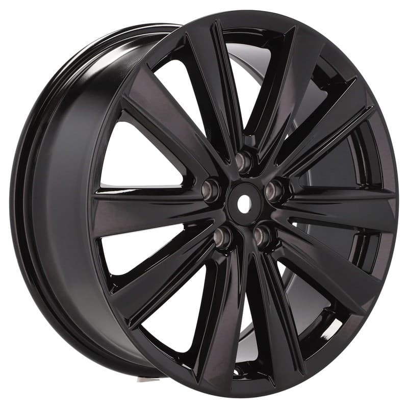 4 jantes 7.5 19 5x114.3 design mazda noir brillant