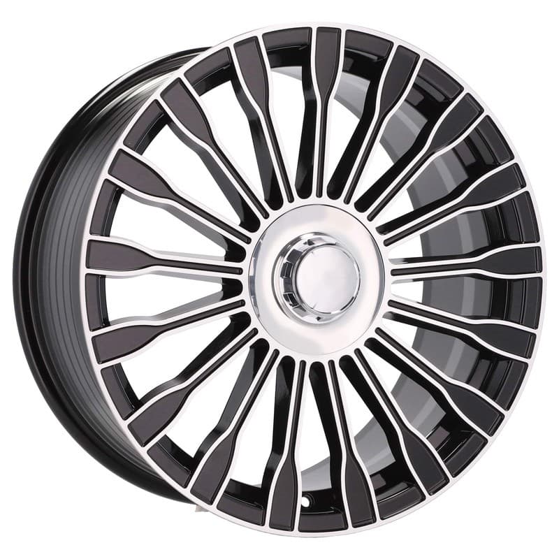 4 jantes 8.0 18 5x112 design mercedes noir brillant