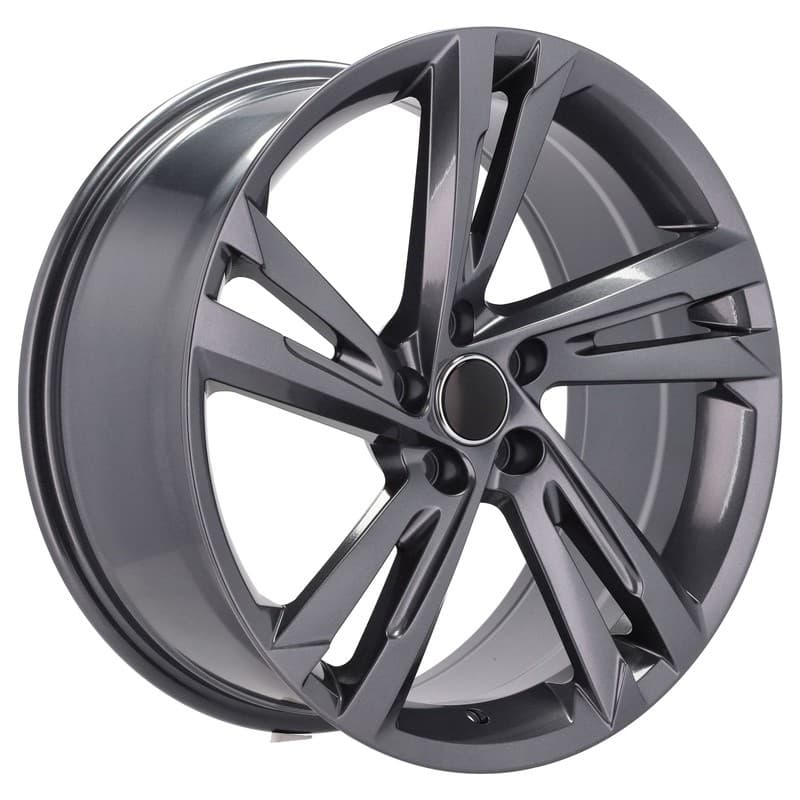 4 jantes 8.0 18 5x112 design volkswagen gris brillant