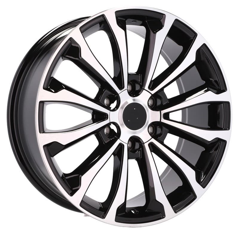 4 jantes 7.5 17 6x139.7 design toyota noir brillant