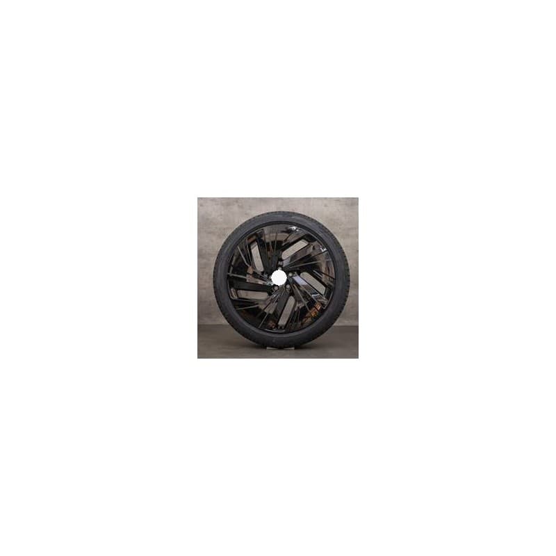 4 jantes 8.5 21 5x112 design volkswagen noir brillant