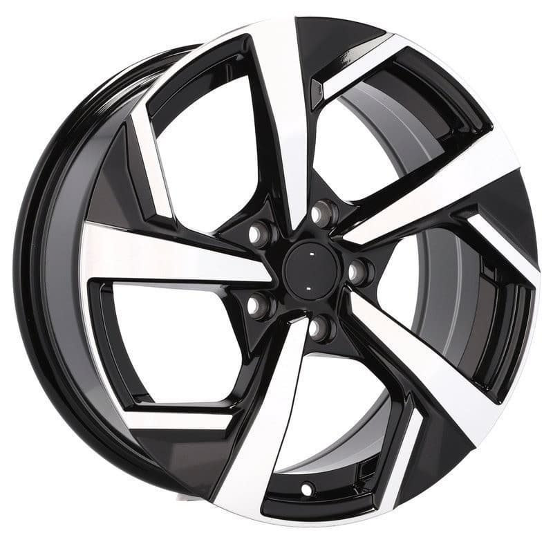 4 jantes 7.0 17 5x114.3 design nissan noir brillant