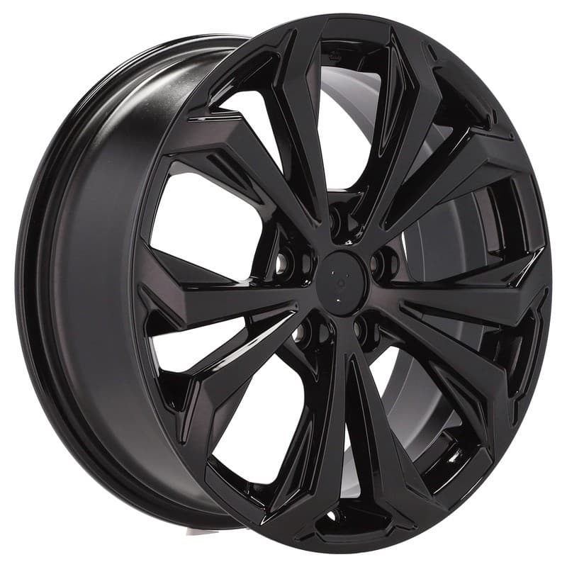 4 jantes 7.0 18 5x114.3 design toyota noir brillant
