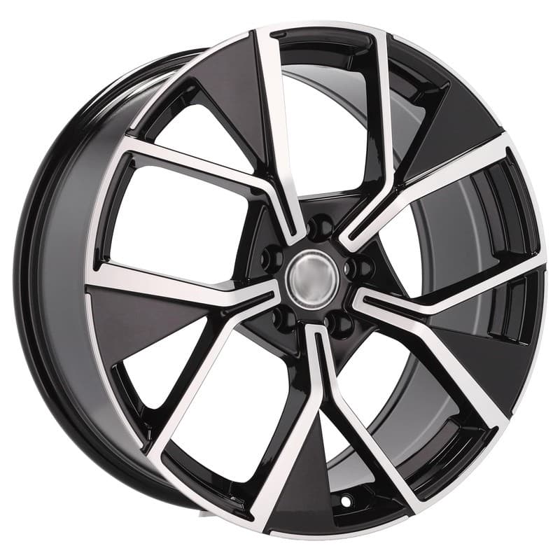 4 jantes 8.5 19 5x112 design volkswagen noir brillant