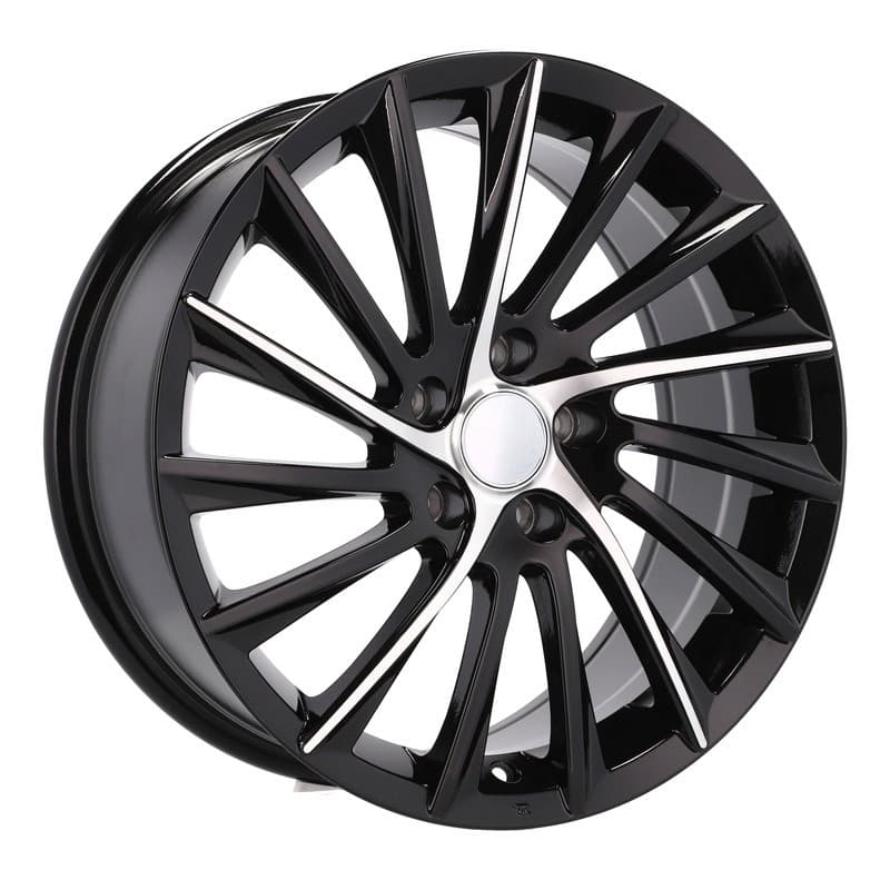 4 jantes 7.5 17 5x110 design alfa romeo noir brillant