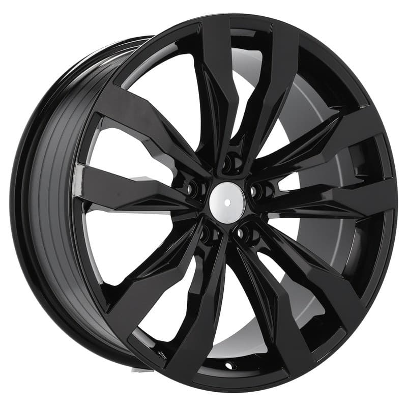 4 jantes 8.0 18 5x112 design volkswagen noir brillant
