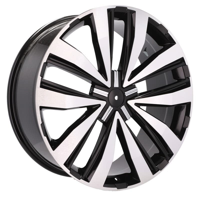 4 jantes 8.5 20 5x120 design volkswagen noir brillant