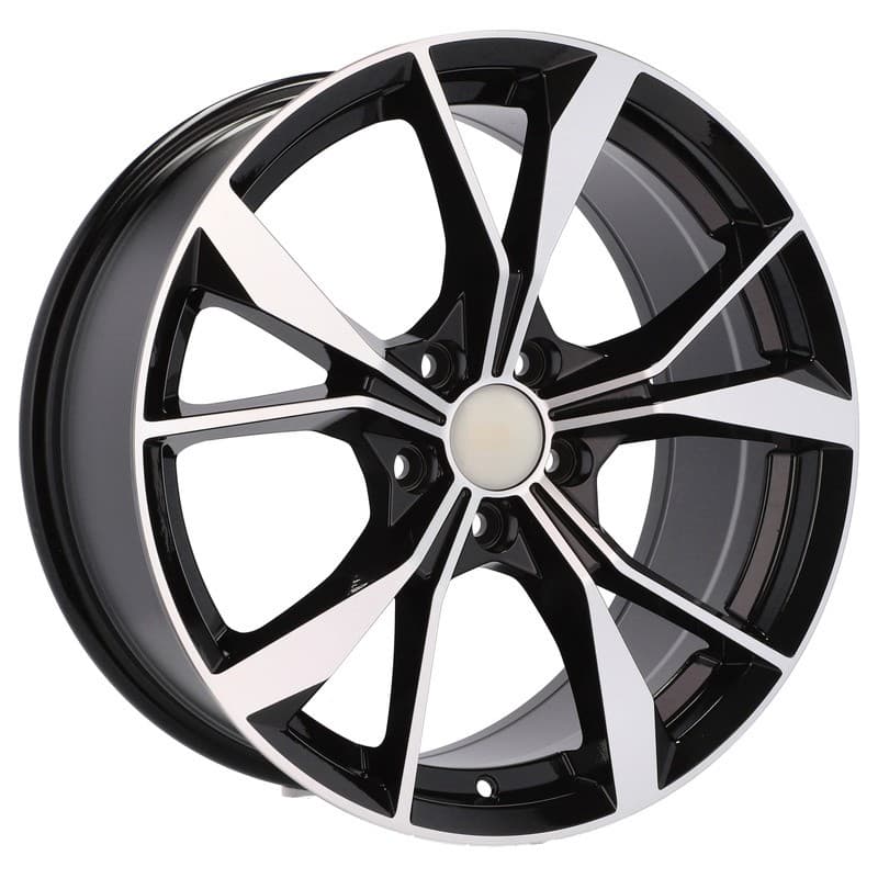 4 jantes 8.5 20 5x112 design volkswagen noir brillant