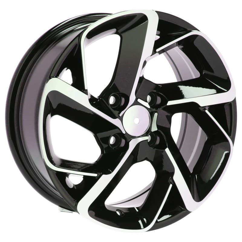 4 jantes 7.0 16 4x108 design citroen noir brillant