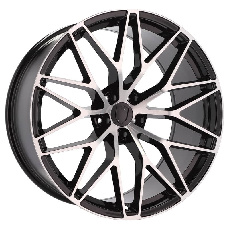 4 jantes 10.0 21 5x130 design porsche noir brillant