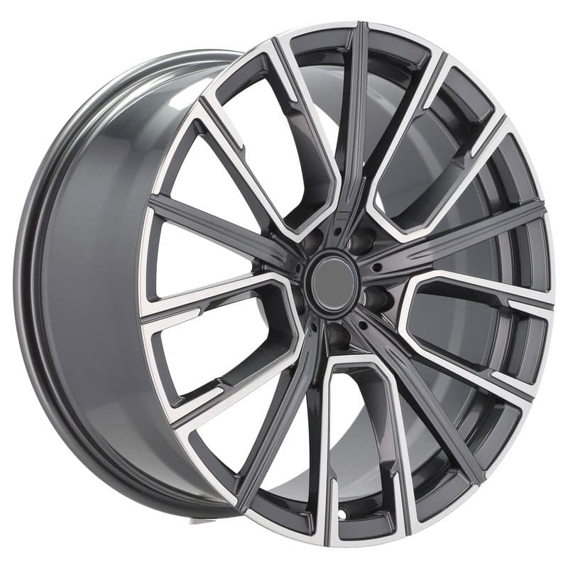 4 jantes 8.5 20 5x112 design bmw forgé gris brillant