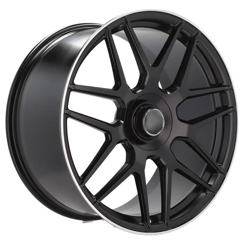 4 jantes 10.0 22 5x112 design mercedes forgé noir brillant