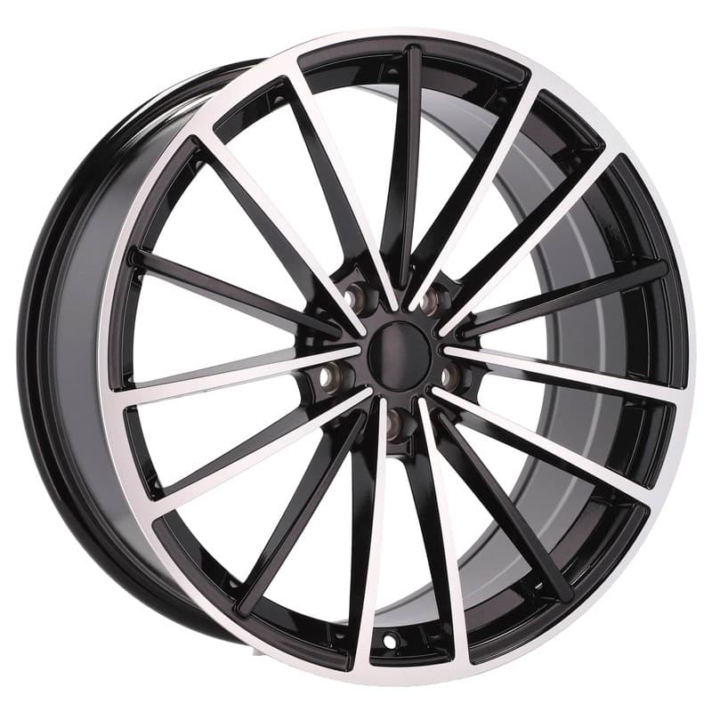 4 jantes 8.0 19 5x112 design volkswagen noir brillant