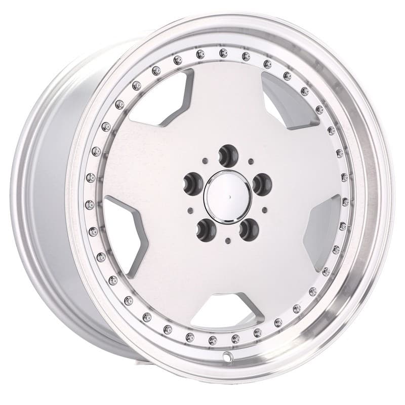 4 jantes 8.0 18 5x112 design mercedes argent brillant