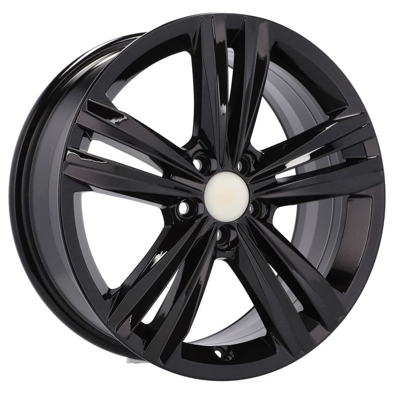 4 jantes 7.0 17 5x112 design volkswagen noir brillant