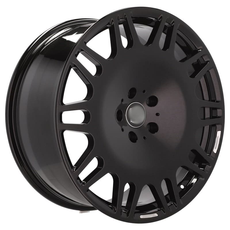 4 jantes 10.0 22 5x130 design brabus forgé noir brillant