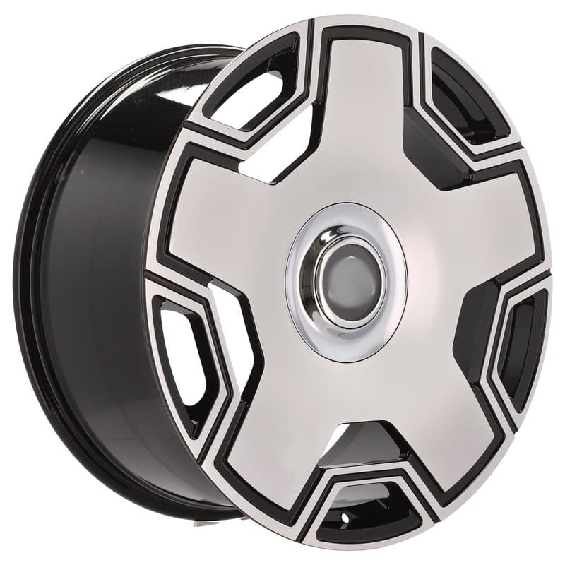 4 jantes 10.0 22 5x130 design mercedes forgé noir brillant
