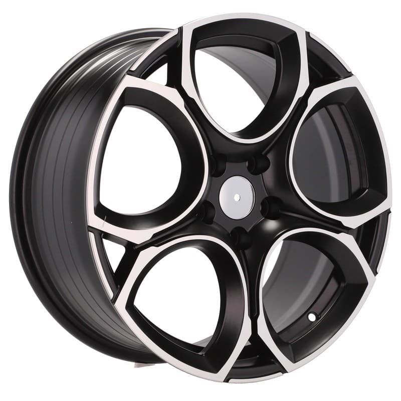 4 jantes 8.0 19 5x112 design volkswagen noir brillant