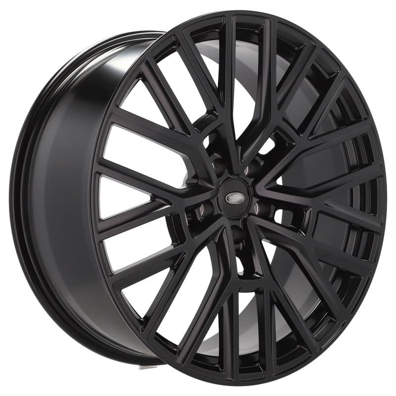 4 jantes 9.5 22 5x120 design land rover forgé noir mat