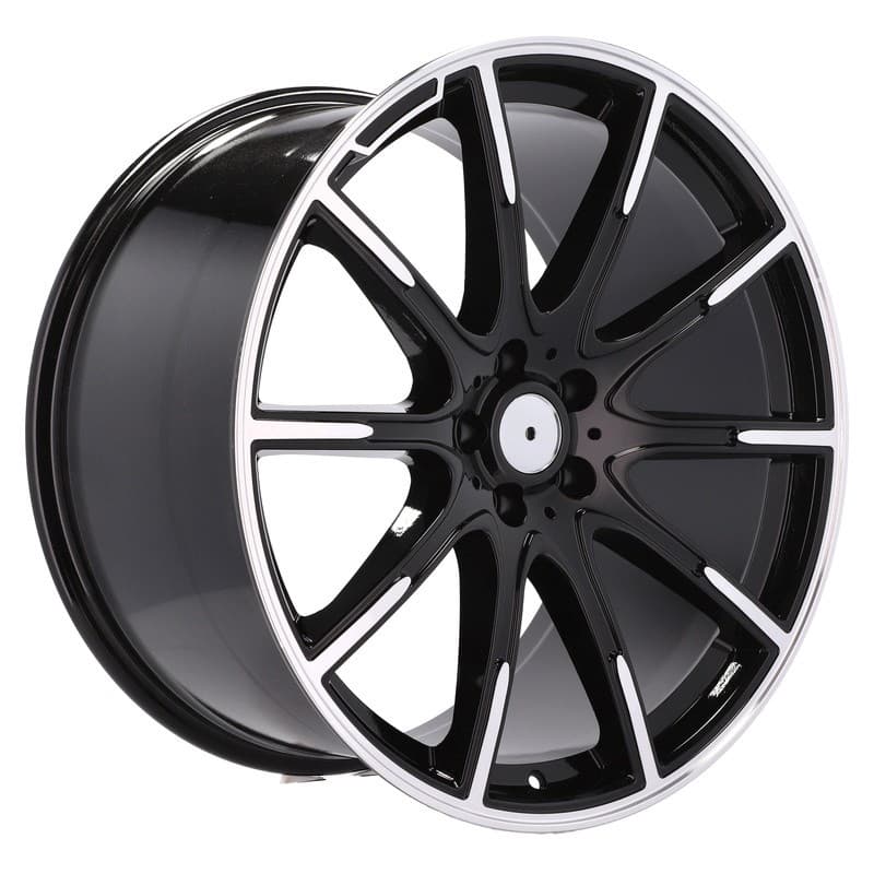 4 jantes 10.0 22 5x130 design mercedes noir brillant