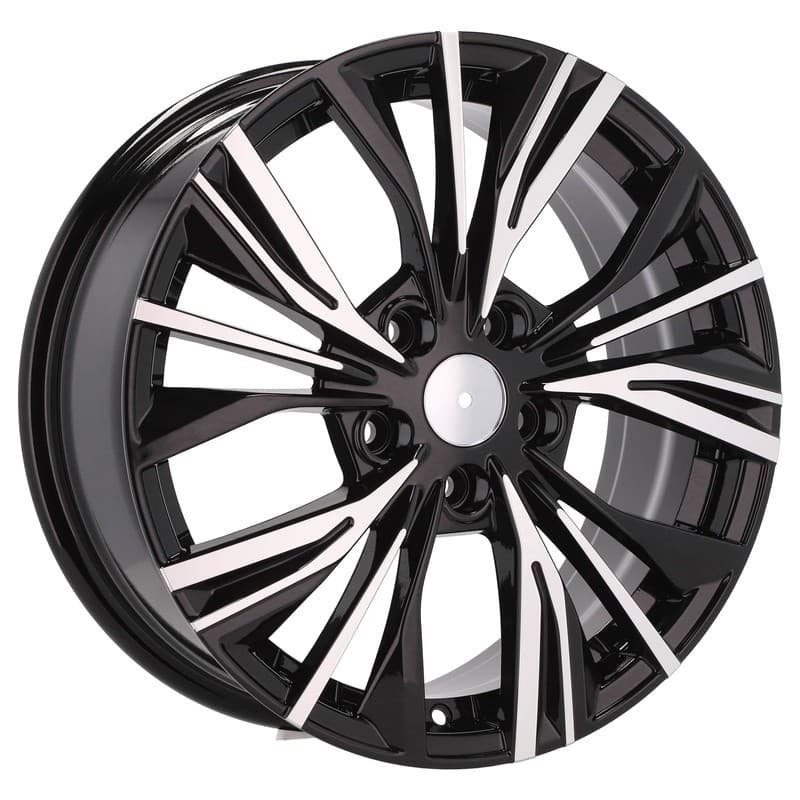 4 jantes 7.0 17 5x114.3 design nissan noir brillant