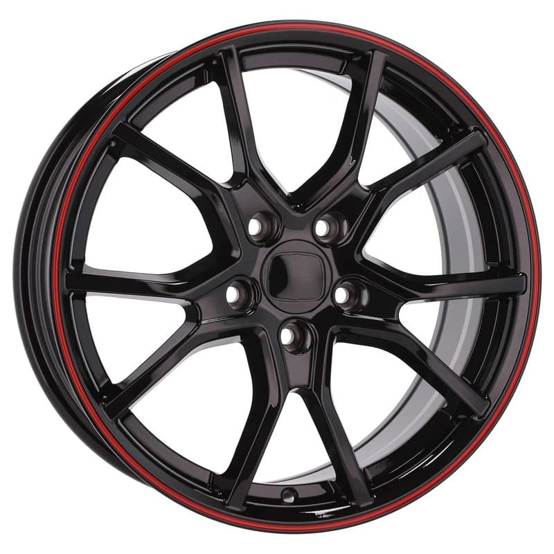 4 jantes 7.5 17 5x114.3 design honda brun brillant