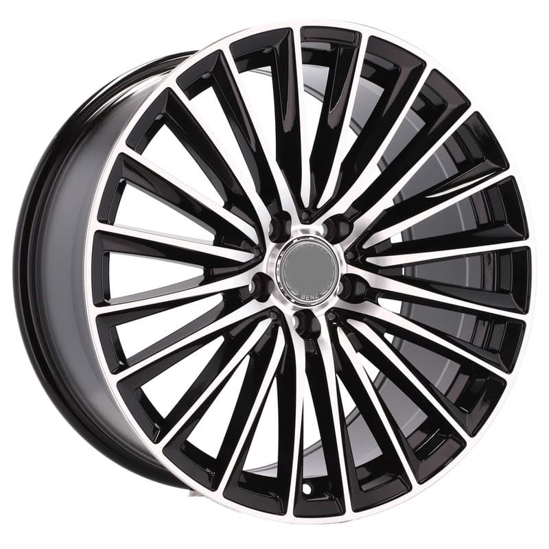 4 jantes 8.5 20 5x112 design mercedes noir brillant