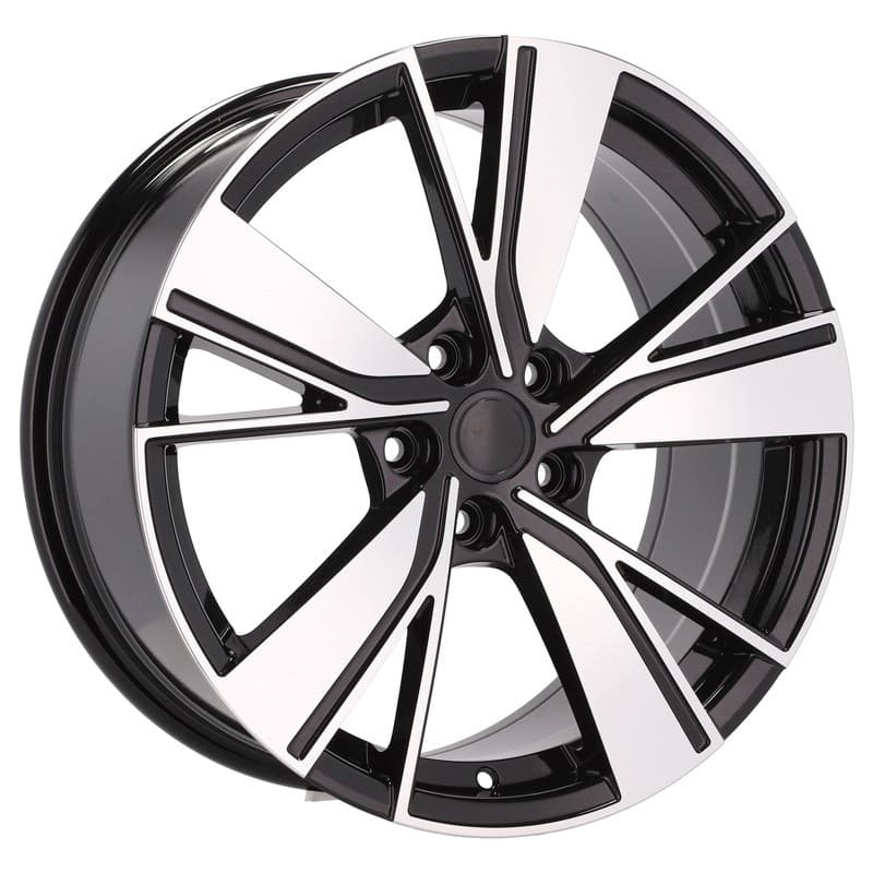 4 jantes 8.0 18 5x112 design volkswagen noir brillant