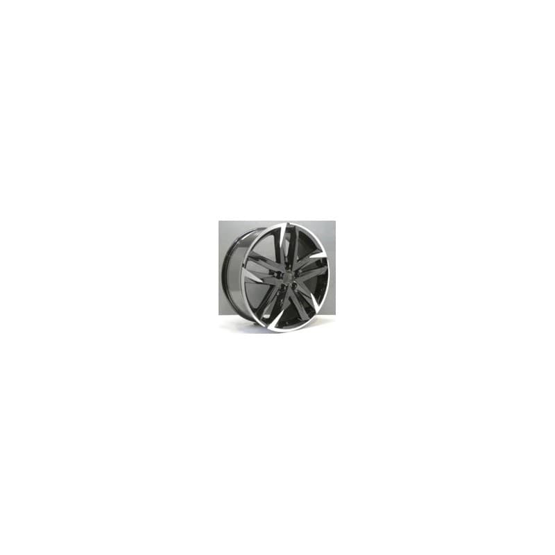 4 jantes 7.0 18 5x114.3 design toyota fluotournage noir brillant