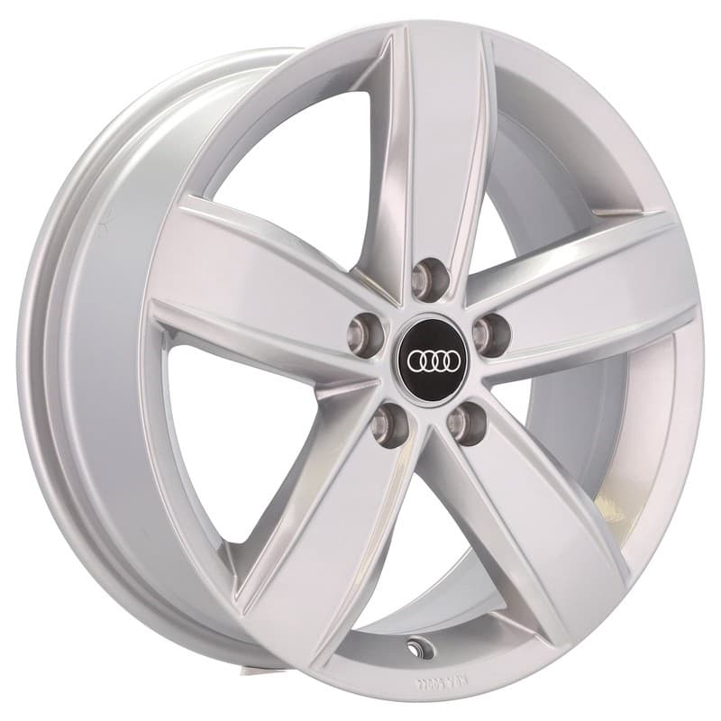 4 jantes 6.5 17 5x112 design volkswagen argent brillant