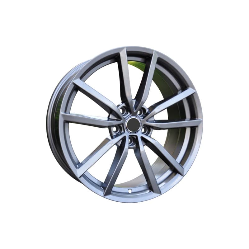 4 jantes 8.0 18 5x112 design volkswagen gris brillant