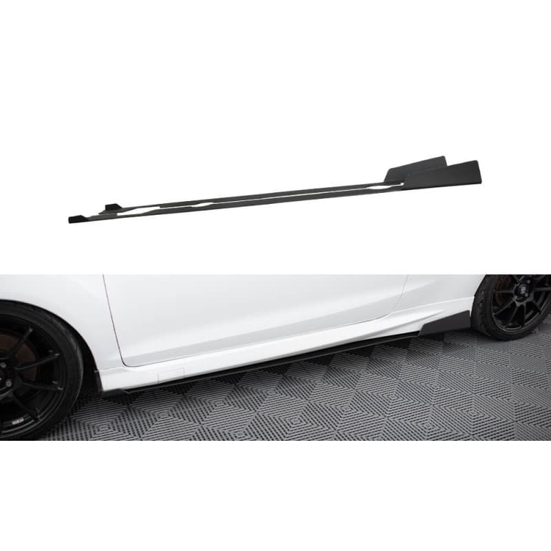 Racing side skirts diffusers ford fiesta st mk7 fl