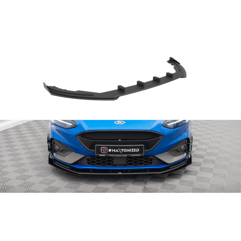 Street pro front splitter + flaps ford focus st / st-line mk4