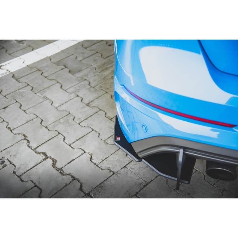 Racing durability rear side splitters ford focus rs mk3