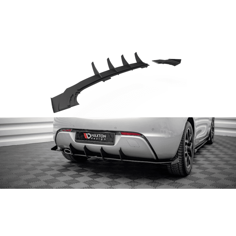 Street pro rear valance + flaps opel astra gtc opc-line j