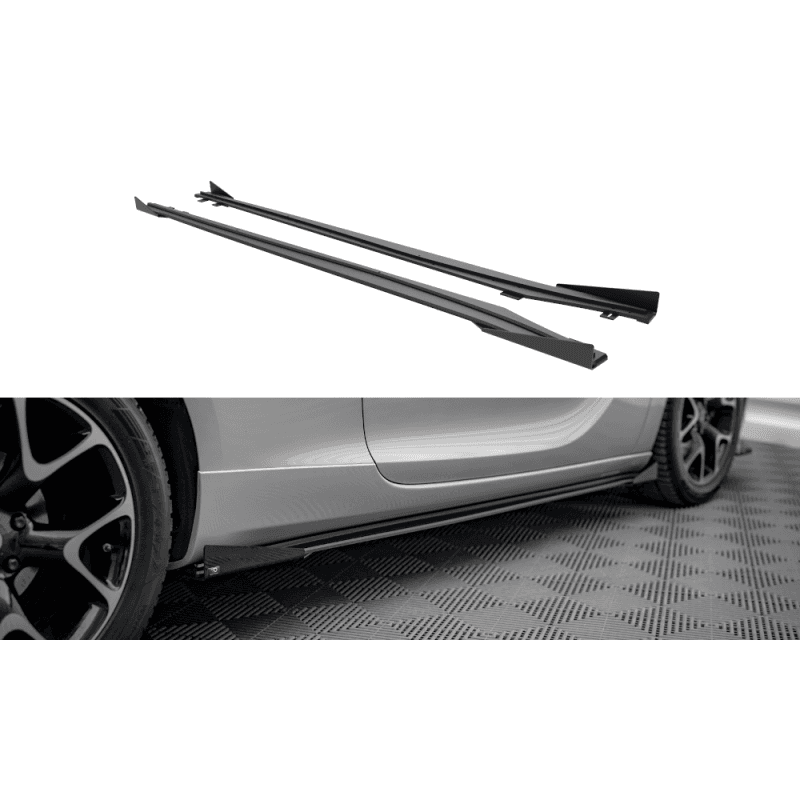 Street pro side skirts diffusers + flaps opel astra gtc opc-line j