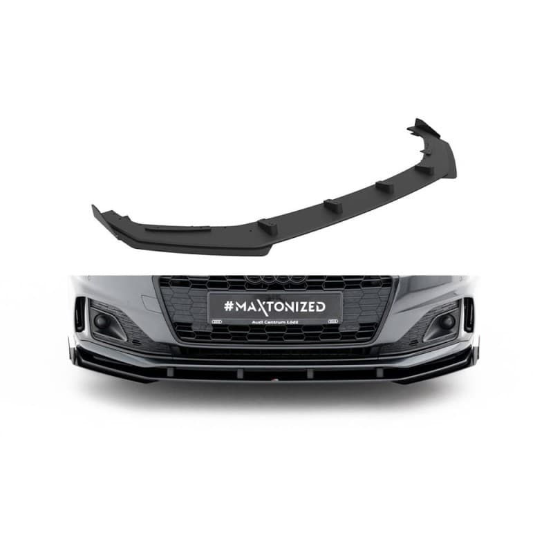 Street pro front splitter + flaps audi a5 f5 facelift