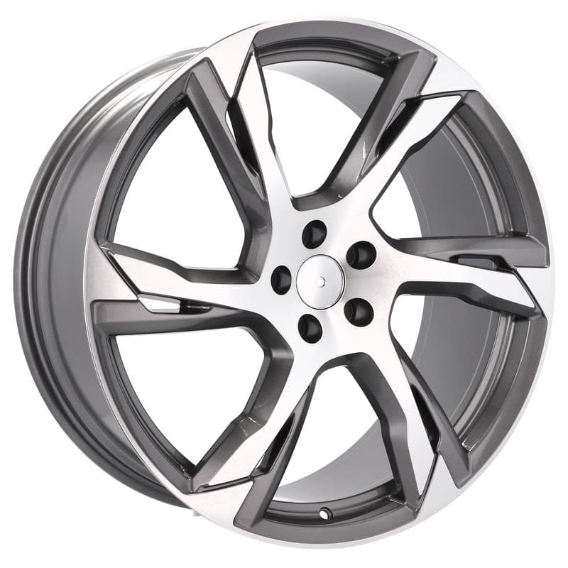 4 jantes 9.0 21 5x108 design volvo gris brillant