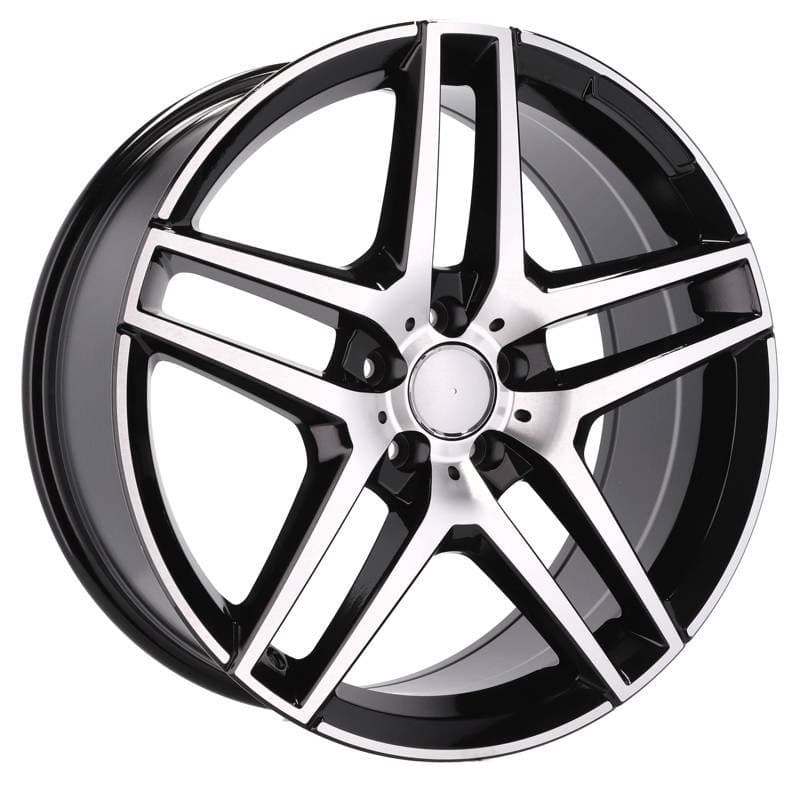 4 jantes 8.5 20 5x112 design mercedes noir brillant