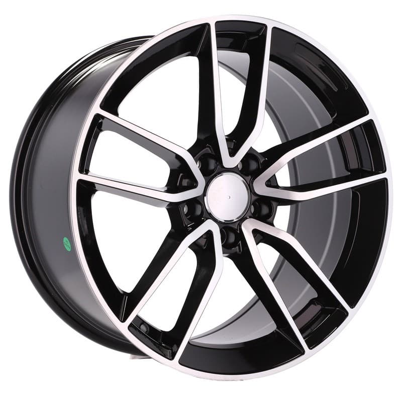 4 jantes 8.0 18 5x112 design mercedes noir brillant