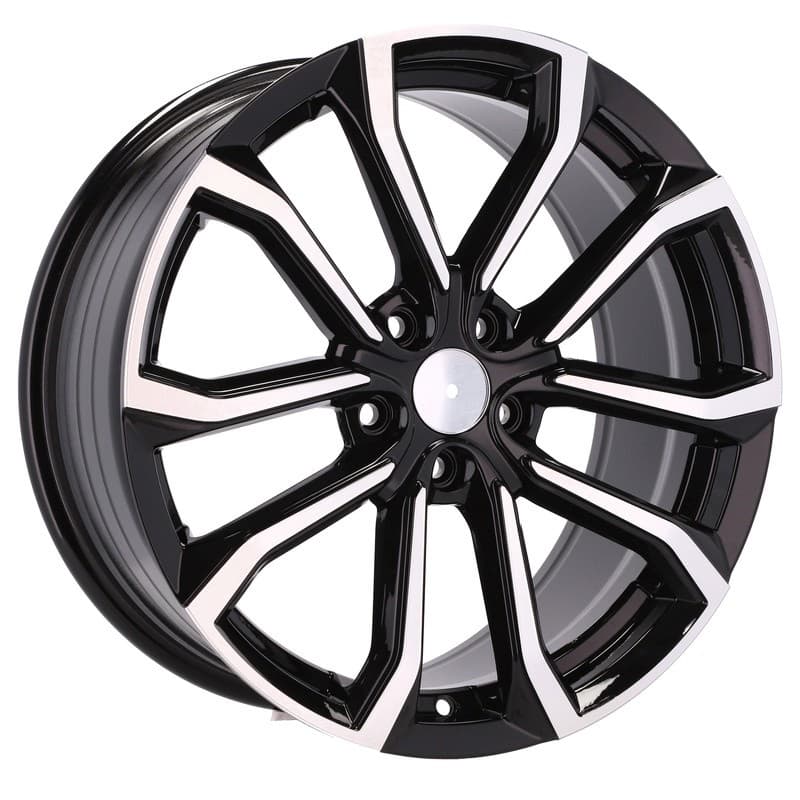 4 jantes 8.0 18 5x108 design volvo noir brillant